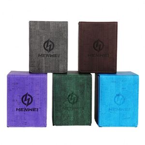 Étui pour cartes de jeu en cuir PU avec aimant renforcé FX, ouverture par le haut, pour une protection sécurisée des cartes de jeu - Product Image 1