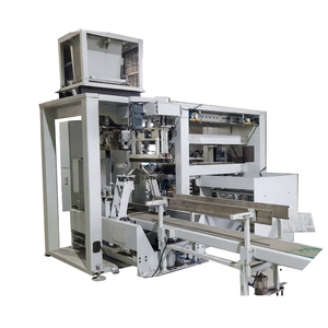 Machine d'emballage alimentaire entièrement automatique série TBM-A04 pour particules, noix, noix de cajou, sacs/sachets de 10kg-50kg, avec fermeture, couture et remplissage - Product Image 1