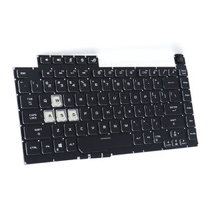 Teclado de computadora portátil de EE. UU. Para <span class=keywords><strong>ASUS</strong></span> ROG Strix G15 <span class=keywords><strong>G513</strong></span> G513Q G513QM G513QY Teclados teclados de repuesto - Product Image 2