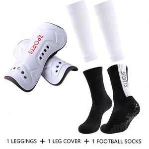 Éponge à l'intérieur épaissie serviette bas anti-dérapant Football chaussettes ensemble Leggings Divine jambe couverture protecteurs manches - Product Image 5