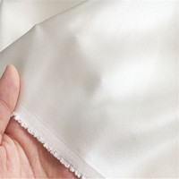 Coffre-fort pour l'environnement, PFD Original 40 m/m 114cm Charmeuse en soie Satin duchesse 100% soie non teinte blanche pour vêtements robe jupe