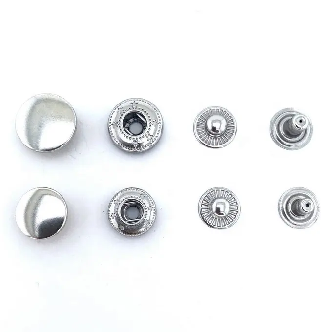 12mm 15mm 17mm silver color snap button Spring snap 633# 665# 831# 486# 484# 488# snap