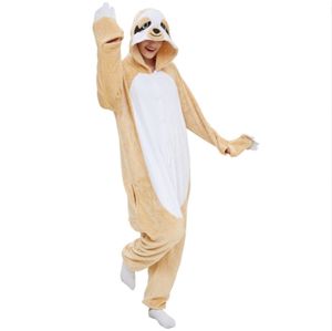 Nuevos pijamas de animales de dibujos animados de <span class=keywords><strong>perezosos</strong></span> para hombres y mujeres, para el hogar ropa bonita, traje de juego familiar - Product Image 3