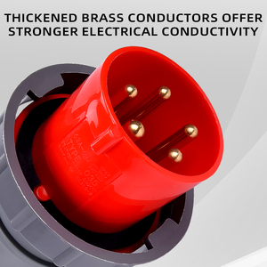 IP67 5pin 63A bền công nghiệp điện cắm IP đánh giá công nghiệp ổ cắm và cắm điện ổn định công nghiệp cắm - Product Image 2