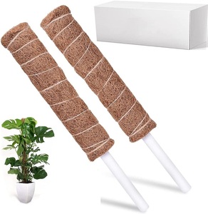 15 inch 24 inch moss pole plastic stackable for Climbing Plants Moss Pole Totem Pole Plant Support