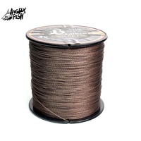 Línea de Pesca Trenzada Angryfish X4, Resistente a la Abrasión, Flotante, Súper Fuerte, Venta al Por Mayor