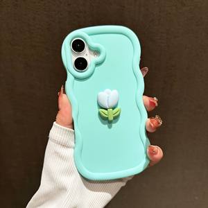 Fundas de teléfono 3D DIY Love Heart Wave para iPhone 15 Pro Max, funda para iPhone 17 16 13 14 11 12 Xs X XR 7 8 Plus SE <span class=keywords><strong>2020</strong></span> 2022, funda blanda - Product Image 5