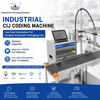 Impresora de Inyección de Tinta Continua Industrial con Pantalla Táctil de 10.1 Pulgadas, Codificador WYSIWYG en Más de 20 Idiomas para Botellas de Plástico, Vidrio y Cartón