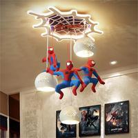 Plafonnier LED Spider-Man Moderne et Créatif LIANGTE 2026, Protection des Yeux pour Chambre à Coucher, Chambre d'Enfant, Alimentation CA