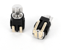 Moteur vibrant micro-électrique à cylindre brossé avec support pour téléphones portables et montres