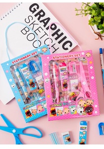 10 Piece High Quality Non-toxic DIY Price Cheap Kids Stationery <strong>Set</strong> Kids <strong>Stationary</strong> <strong>Set</strong> a Sschool Supplies - Product Image 5