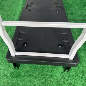 जापानी शैली छह पहिया स्टील रोल कंटेनर औद्योगिक फायरवुड भारी फर्नीचर चाल हाथ ट्रक प्लेटफॉर्म कार्ट ओएम अनुकूलन योग्य - Product Image 6