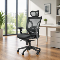 Chaise de bureau ergonomique à dossier haut Kabel Ergo Modern Executive, siège en maille réglable, garantie de 2 ans pour un usage domestique disponible
