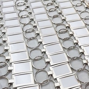 Oneway Wholesale Metal Sublimation Family Lovers Couple Key Chain <b>Custom</b> Designers Digital Photo Keychain Accessories - Product Image 5