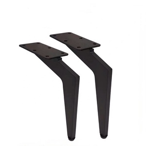 Modern Style Black Metal Legs Feet <b>Risers</b> for Sofa Chair Legs Hotel & Living Room Use - Product Image 1