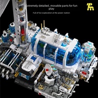 Kit de construction de centrale éolienne, blocs de construction STEM, kit éducatif créatif et amusant, modèle scientifique, jouet pour enfants