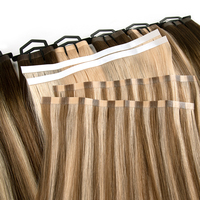 Vente en gros d'extensions de cheveux à trame longue blonde avec cuticule alignée cheveux humains bruts russes d'un donneur extension de cheveux invisibles