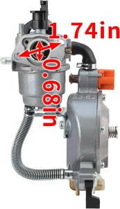Carburador de Combustible Dual GX160 para Motor de Generador Honda GX160 GX200 168F 170F de 2KW-3KW, Ensamblaje de Carburador para Gasolina GLP/GNC - Product Image 3