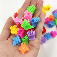 Pinces à cheveux en plastique de 1,8 cm pour femmes, accessoires capillaires quotidiens, petites pinces à cheveux en plastique multi-formes, décorations capillaires pour filles