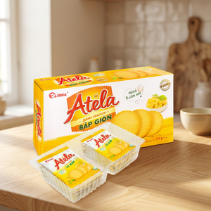 Galletas de Maíz Saladas y Crujientes Horneadas Saludables 150g |   Empaque en Caja OEM/ODM Libra Hecho en Vietnam Ofrece Muestra Gratuita - Product Image 2