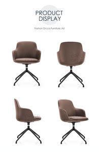 Nuevo DISEÑO DE Italia Lujo Premium cómodo Oficina tela cuero tapicería ejecutiva giratoria tarea Conferencia reunión silla - Product Image 4