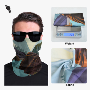 Masker wajah dewasa Multifungsi, tudung syal penutup leher desain tengkorak, cetakan kustom Multifungsi, tabung bersepeda luar ruangan - Product Image 4