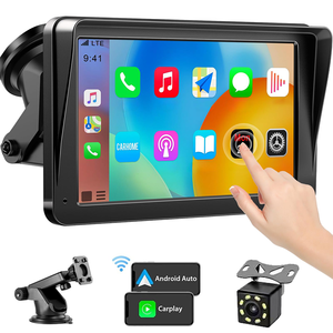 Sistema de Navegação Multimídia Portátil com Tela Touch de 7 Polegadas, Wireless Carplay e Android Auto - Product Image 1