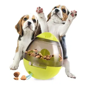 Оптовая продажа, популярный дозатор закусок для домашних животных, прочный интерактивный игрушечный пазл для собак, собака, протекающая пища, мяч
