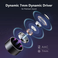Audífonos Intrauditivos 1MORE Omthing TWS, Bluetooth 5.0, Control Táctil, 4 Micrófonos ENC, Indicador LED de Batería, Manos Libres, Chipset BES y JL
