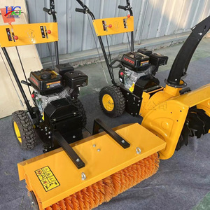 Usine vendant professionnel haute qualité essence main pousser balayeuse à neige Machine efficace <span class=keywords><strong>Mini</strong></span> <span class=keywords><strong>tracteur</strong></span> chasse-neige - Product Image 2