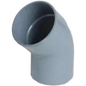 Smooth Surface <b>PVC</b> M-F 45° Bend Ø 100 UPVC Pipe Fitting with <b>Glue</b> Connection Forged Bushing Model-Head Casting Techniques - Product Image 1