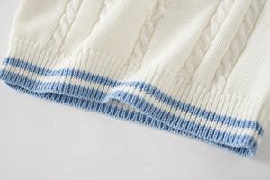 Пуловер ручной вязки для детей, пуловер для маленьких мальчиков и девочек, 90% 10% мериноса, кашемир - Product Image 5