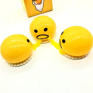 Puking Ball Yellow Vomiting Egg Yolk Stress Ball Stress Relief Fidget Toys