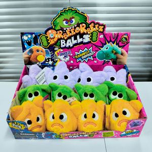 Jouets en peluche moelleux GL Fuzzy Monster, jouets sensoriels pour Halloween, balles à presser moches pour garçons et filles, matériau TPR, à partir de 14 ans - Product Image 5