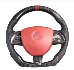 Volant sport en fibre de carbone personnalisé, compatible avec <span class=keywords><strong>Jaguar</strong></span> XF, R-Sport, F-<span class=keywords><strong>Type</strong></span>, F-Pace, <span class=keywords><strong>E</strong></span>-Pace, XE Series, livraison directe - Product Image 1