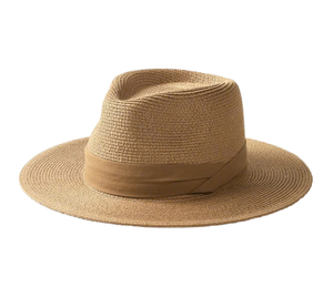 Floppy Natural Grass <b>Straw</b> <b>Hat</b> Hand Embroidery Wide Brim Outdoor Sun Protection Beach <b>Hat</b> OEM ODM Custom - Product Image 1