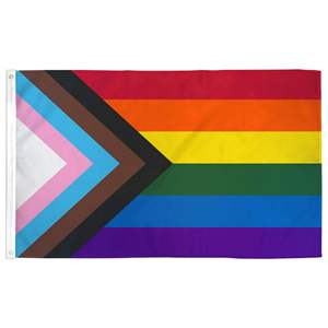 Pride 3x5 ft MLM Gay Flag Bundle with Stickers <strong>Shoelaces</strong> Pins Bracelet for LGBTQ Home Decor Custom Logo - Product Image 2