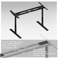 Bureau d'ordinateur de bureau à hauteur réglable de style moderne intelligent Bureau assis-debout à bas prix