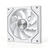 Nouveau ventilateur de châssis noir 120 mm avec contrôle de température PWM, interface 4 broches pour refroidissement de processeur d'ordinateur et boîtier de jeu