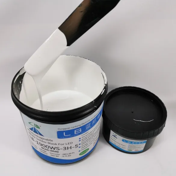 Produsen Tinta Masker Solder Putih Photoimageable PCB Refleksi Tinggi