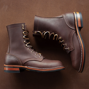 סגנון חדש גודל גדול בעבודת יד חורף מותאם אישית קרסול מעוגל קרסול מעוגל עם כרית סגירת החלקה על העקב עם כרית - Product Image 5