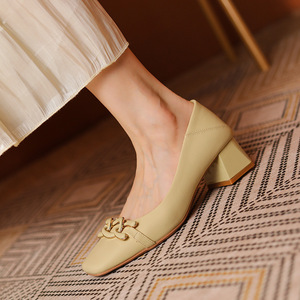 Zapatos de Tacón Bajo de Lujo para Mujer, Sandalias de Tacón para Chicas, Zapatos de Vestir para Damas, Zapatos de Tacón para Oficina, Boda, <span class=keywords><strong>Bar</strong></span>, Baile - Product Image 2