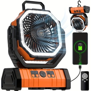 Nuevo Ventilador de Camping de 20000mAh con 58 Horas de Duración, Lámpara LED Recargable, Ventilador Portátil con Banco de Energía para Exteriores y Tiendas de Campaña - Product Image 2