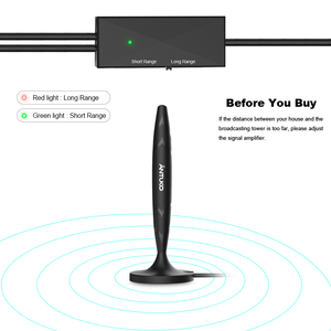 ANTUKO <span class=keywords><strong>AN</strong></span>-2008 Nuova Antenna TV Digitale da Interno con Connessione USB, Guadagno 25dBi, Base Magnetica OEM/ODM 75 per TV VHF470-862MHz - Product Image 5