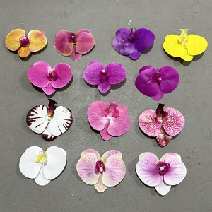 Yixuan - Cabeza de Orquídea Phalaenopsis 3D, Flor de Seda para Decoración de Bodas, Flor Artificial, Accesorios para Hacer Coronas, Estilo INS - Product Image 2