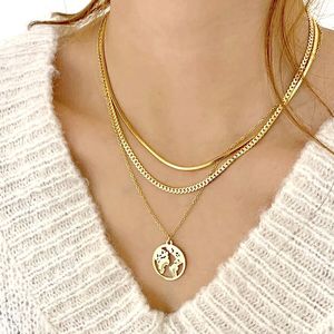 Collar de Acero Inoxidable con Bandera de Israel, Collar con <span class=keywords><strong>Mapa</strong></span> de País Personalizado, Joyería para Mujer, Collar con <span class=keywords><strong>Mapa</strong></span> del Mundo para Viajes a África - Product Image 4
