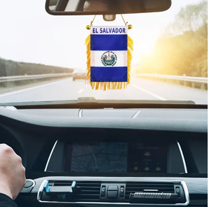 Envío Rápido, Tamaño Personalizado, Doble Cara, Bandera de Coche Pequeña para Colgar en la Ventana con Diseño de Patrimonio de Todos los Países - Product Image 6