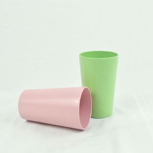 Gobelet de voyage 12oz/350ml en fibre de bambou, tasses à boisson chaudes et froides en plastique, mugs réutilisables écologiques pour café et boissons lactées - Product Image 2