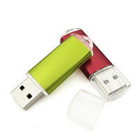 Clé USB en métal multicolore populaire 4 Go 8 Go 16 Go Clé USB 32 Go 64 Go Clé USB 2.0 Pen Drive U Disk