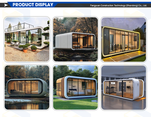 Современный модульный дом-капсула Apple <span class=keywords><strong>Cabin</strong></span>, оснащенный сэндвич-панелями и сталью, портативный сборный умный дом-капсула Apple для кемпинга - Product Image 4